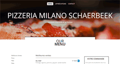 Desktop Screenshot of pizzeria-milano.be