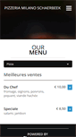 Mobile Screenshot of pizzeria-milano.be